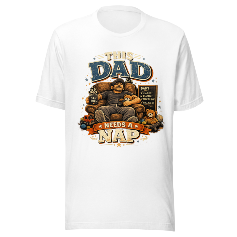 This Dad Needs a Nap — Grill Master T-Shirt