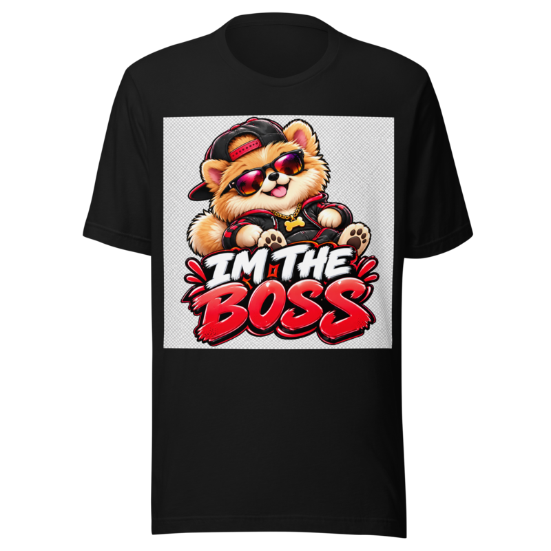 "I'm the Boss" Fluffy Puppy T-Shirt
