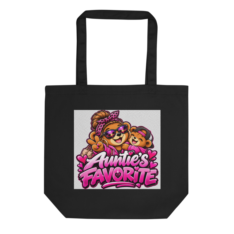 "Auntie's Favorite" Bear Duo Tote Bag