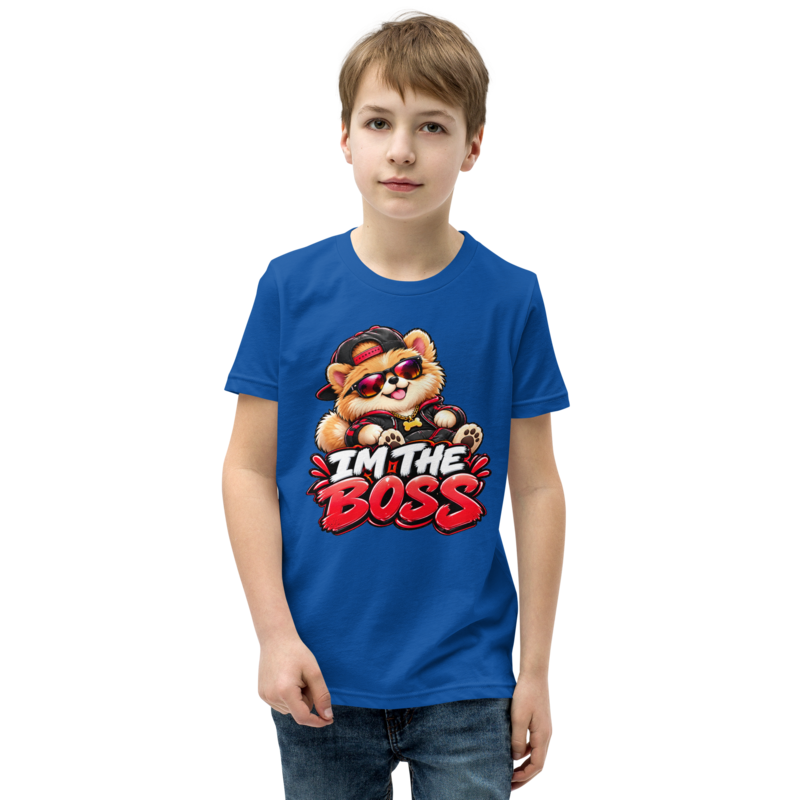 Fluffy Puppy Boss Kids T-Shirt