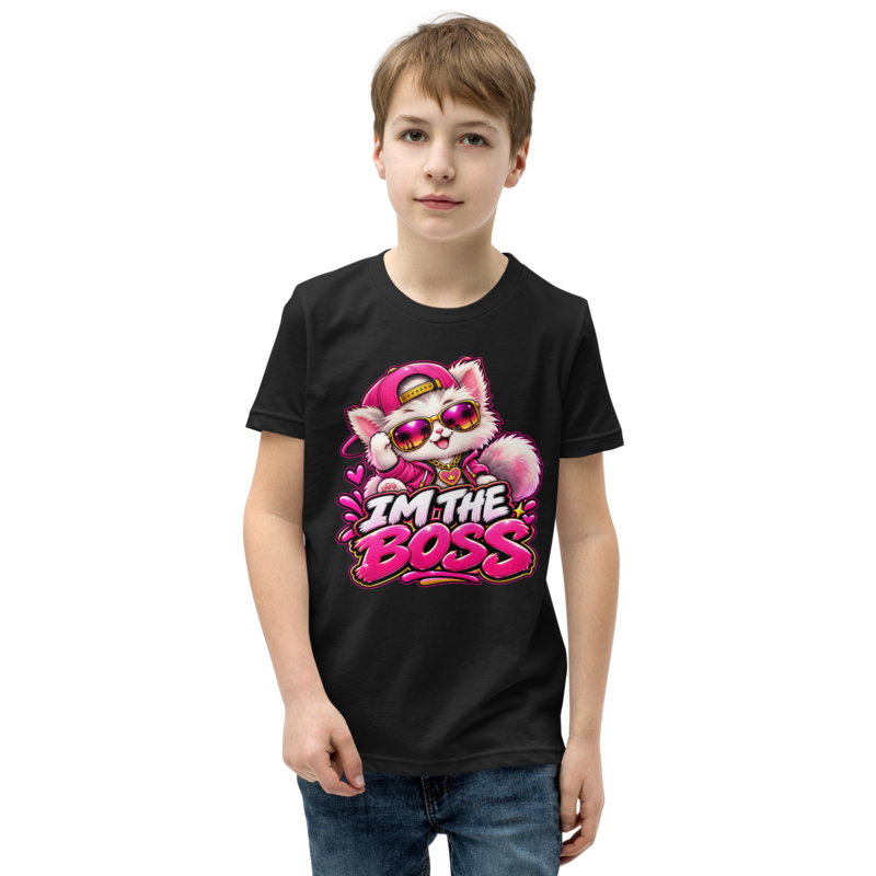 Kitten Boss Kids T-Shirt