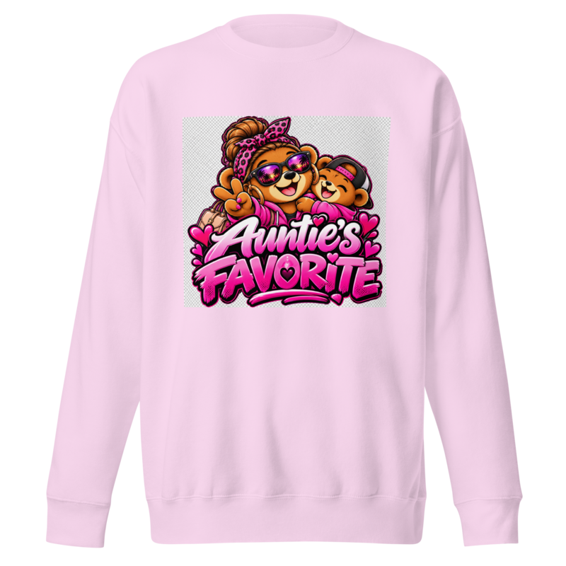 "Auntie's Favorite" Bear Duo Premium Sweatshirt