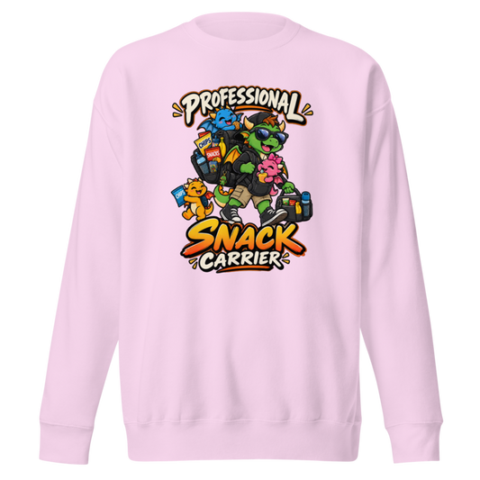 "Professional Snack Carrier" Dragon Dad Premium Sweatshirt — Lavender