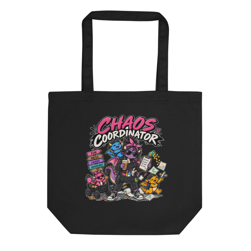 "Chaos Coordinator" Dragon Mom Tote Bag