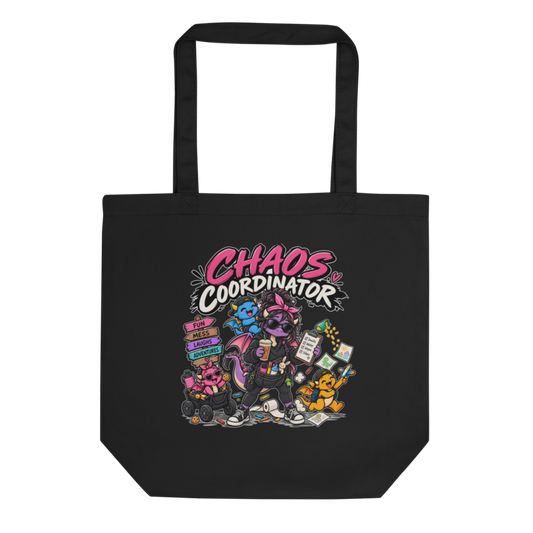 "Chaos Coordinator" Dragon Mom Tote Bag