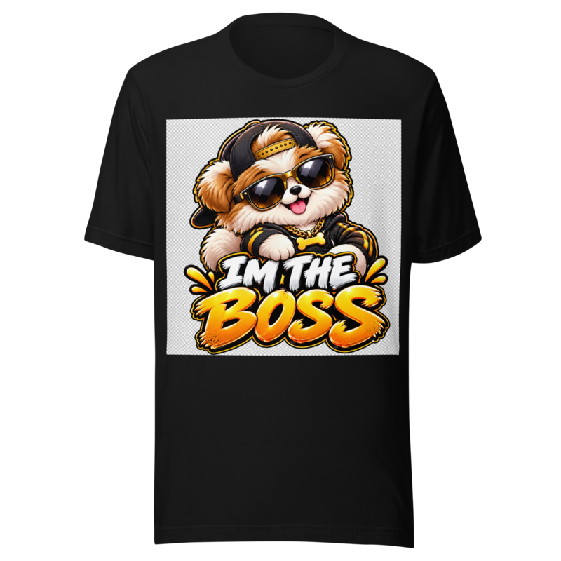 "I'm the Boss" Cool Puppy T-Shirt