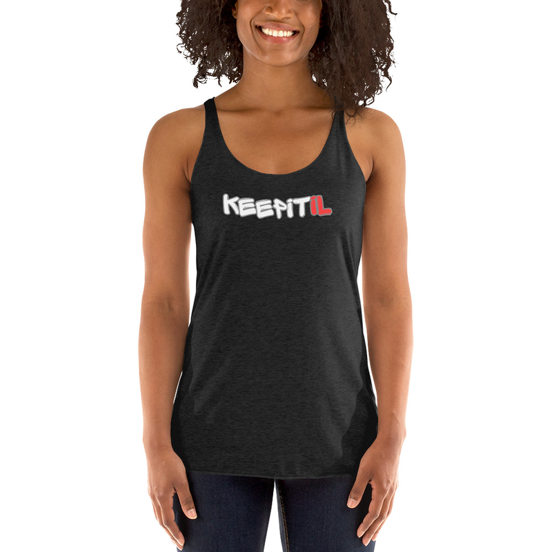 Women's Racerback Tank — Vintage Black