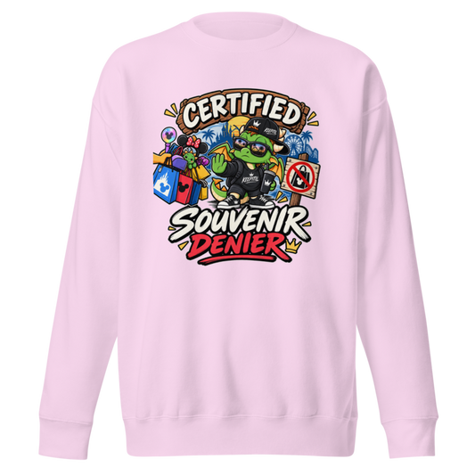 "Certified Souvenir Denier" Dragon Dad Premium Sweatshirt