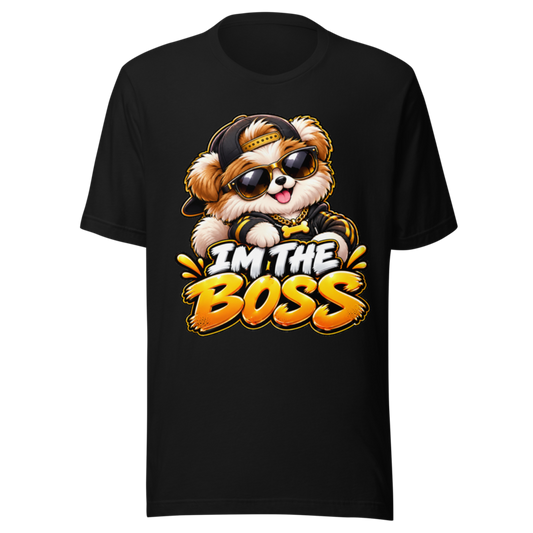 "I'm the Boss" Cool Puppy T-Shirt