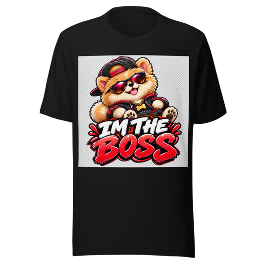 "I'm the Boss" Fluffy Puppy T-Shirt