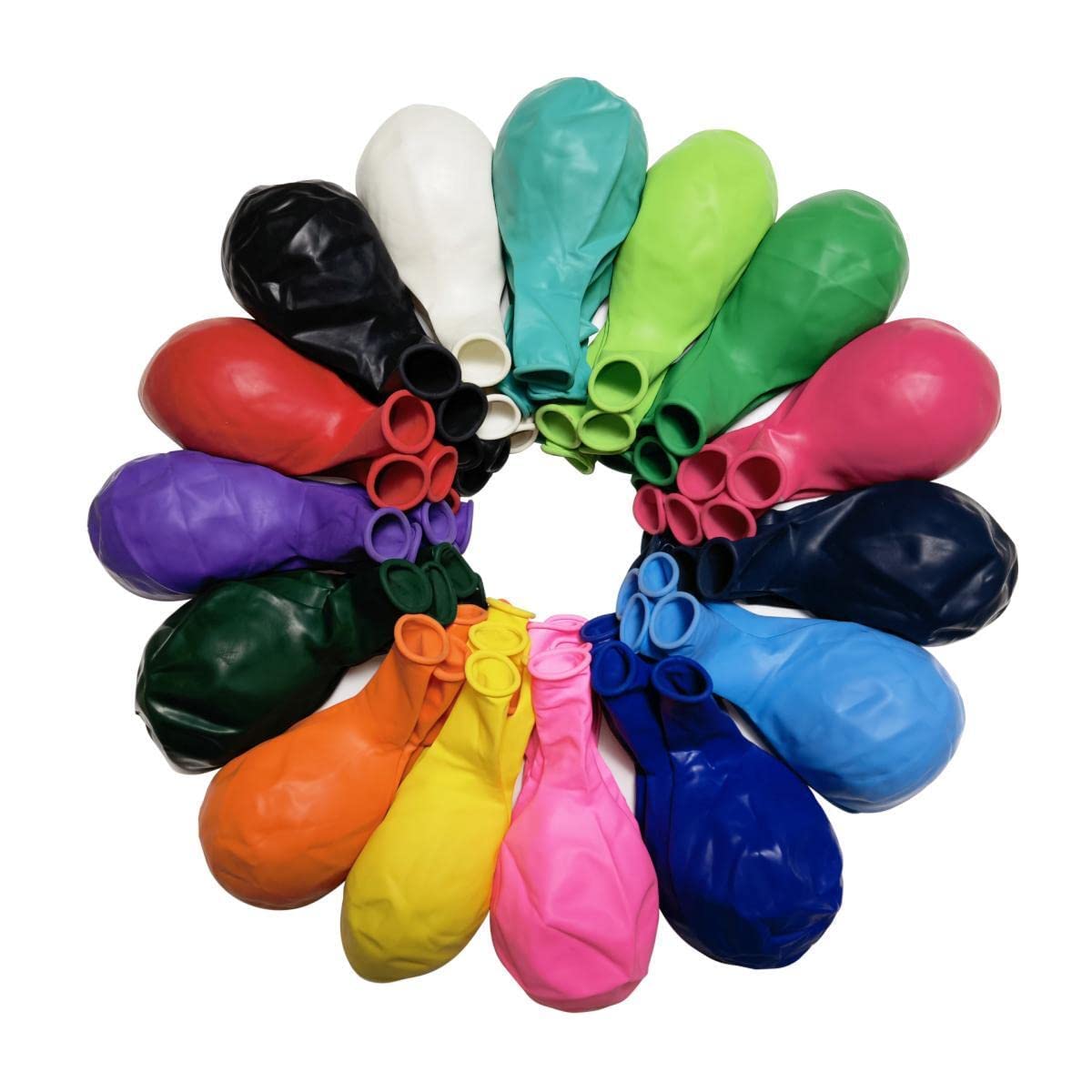 90 Pack 18 inch Balloons 15 Kinds Colors Latex Colorful Party Balloon Bulk for Various Party Events Decorations