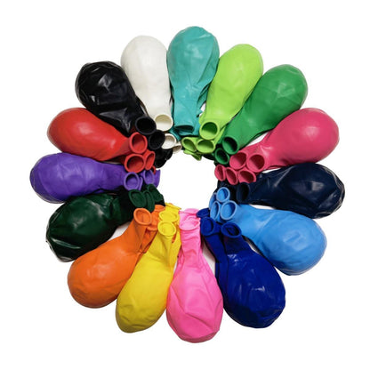 90 Pack 18 inch Balloons 15 Kinds Colors Latex Colorful Party Balloon Bulk for Various Party Events Decorations