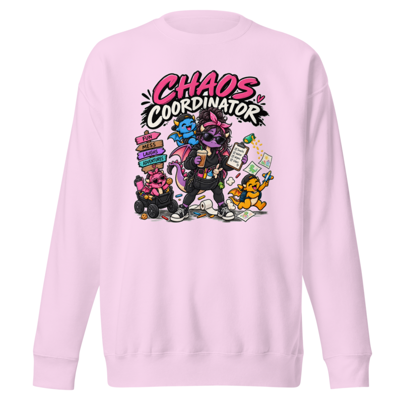"Chaos Coordinator" Dragon Mom Premium Sweatshirt