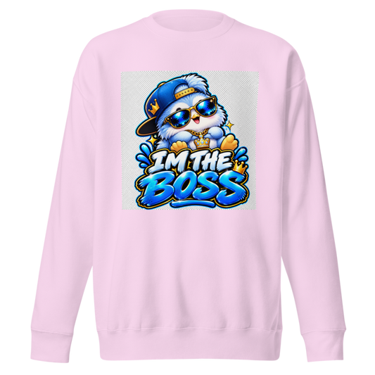 "I'm the Boss" Penguin Premium Sweatshirt