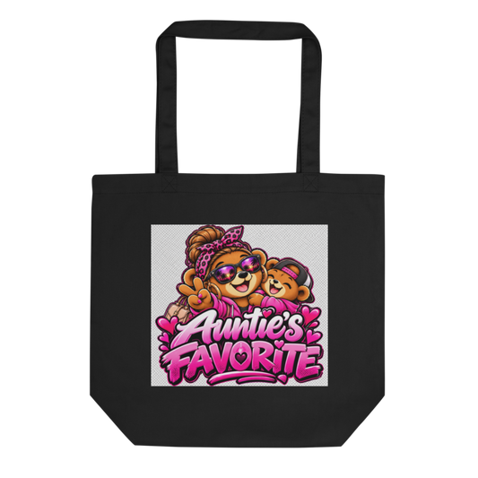 "Auntie's Favorite" Bear Duo Tote Bag
