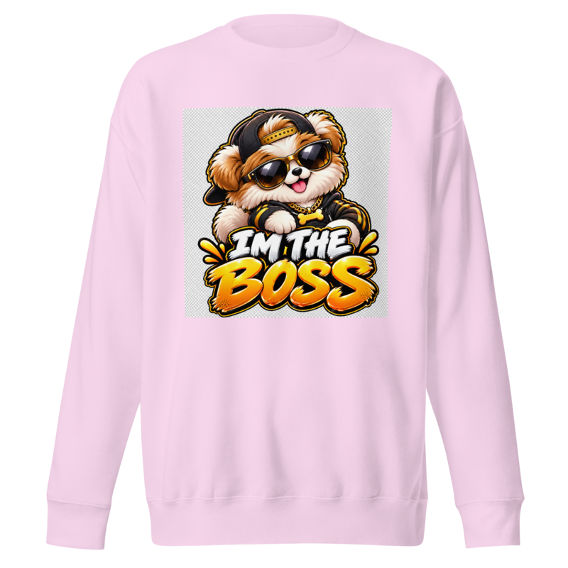"I'm the Boss" Cool Puppy Premium Sweatshirt