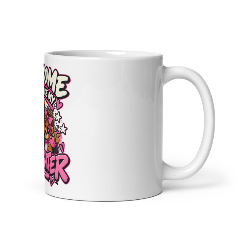 "Awesome Like My Daughter" Bear Mug