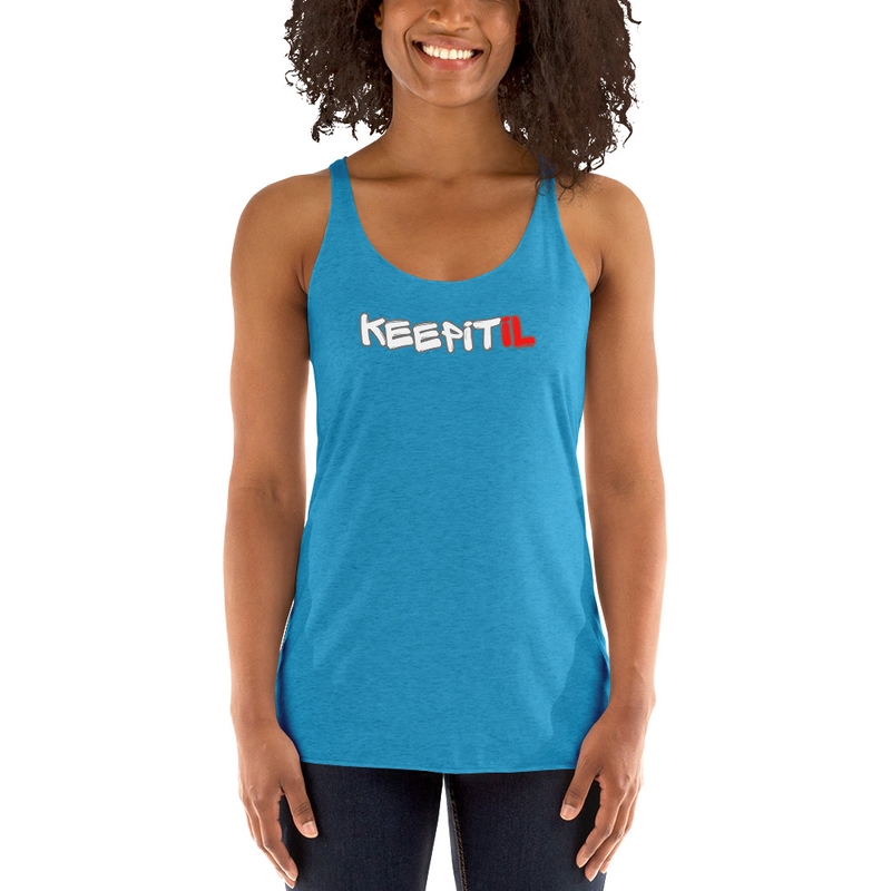 Women's Racerback Tank — Vintage Turquoise