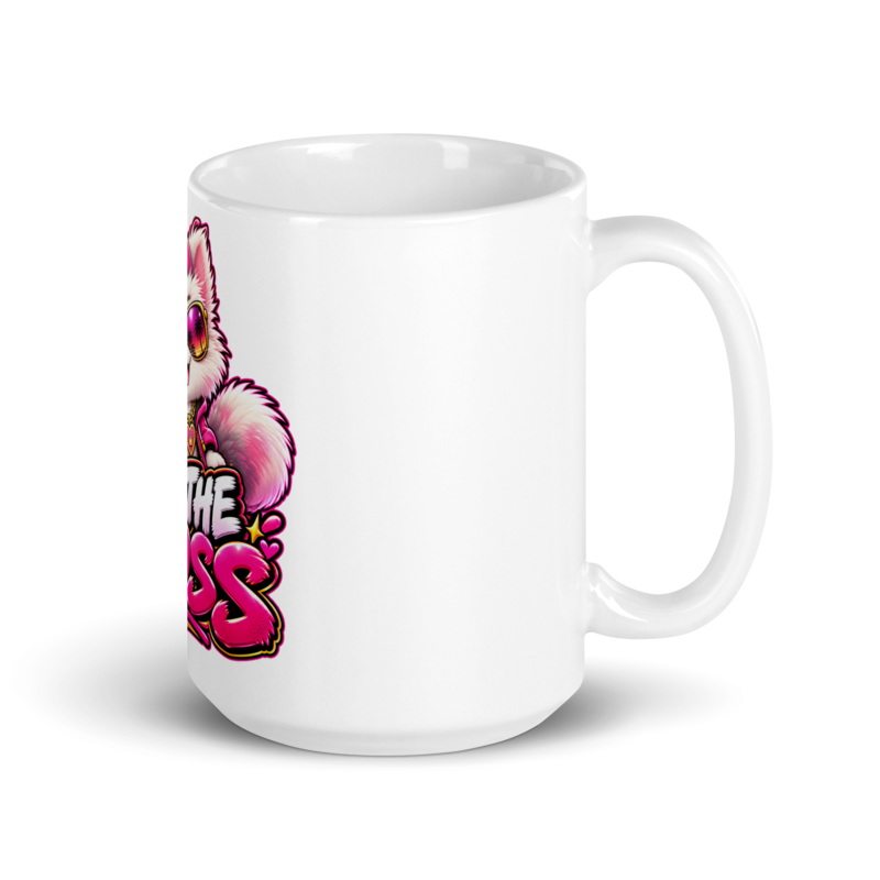 "I'm the Boss" Kitten Mug — 15 oz