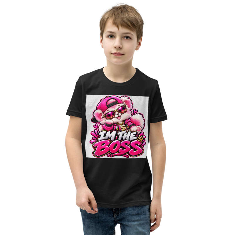 Pink Puppy Boss Kids T-Shirt