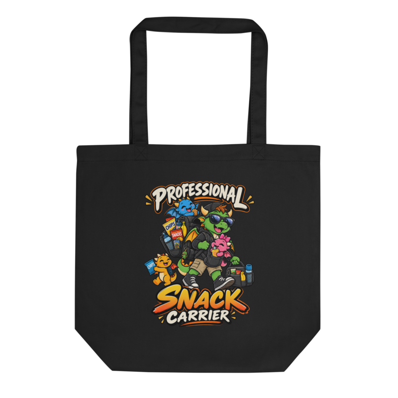 "Professional Snack Carrier" Dragon Dad Tote Bag
