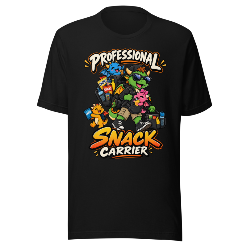 "Professional Snack Carrier" Dragon Dad T-Shirt