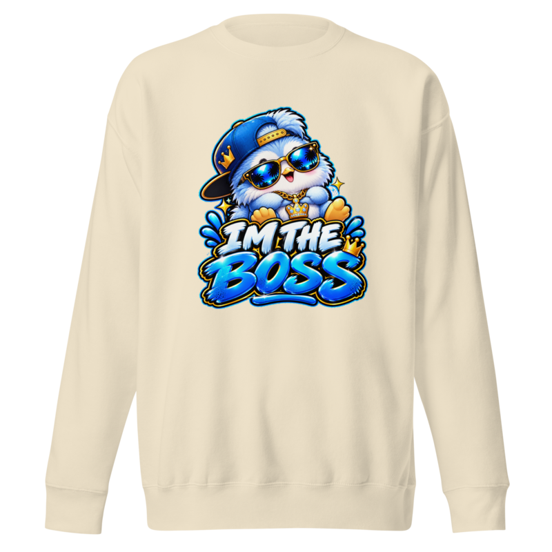 "I'm the Boss" Penguin Premium Sweatshirt