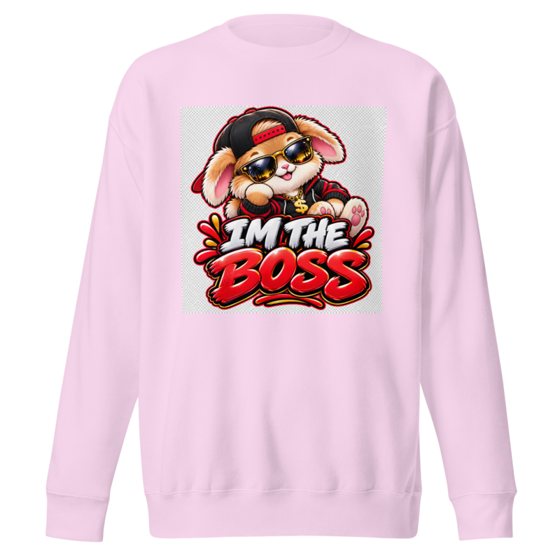"I'm the Boss" Bunny Premium Sweatshirt