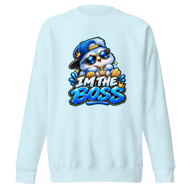 "I'm the Boss" Penguin Premium Sweatshirt