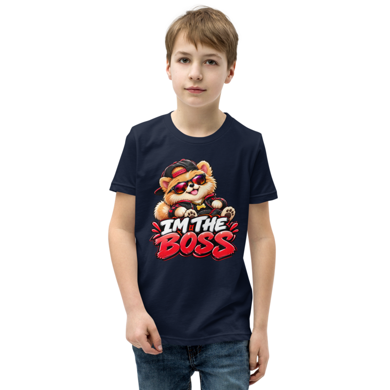 Fluffy Puppy Boss Kids T-Shirt