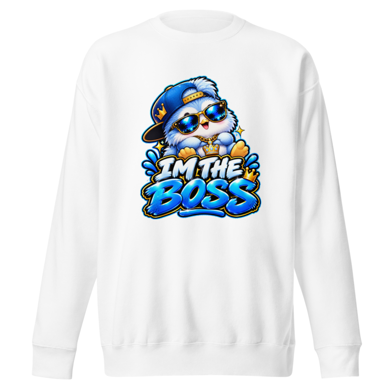 "I'm the Boss" Penguin Premium Sweatshirt