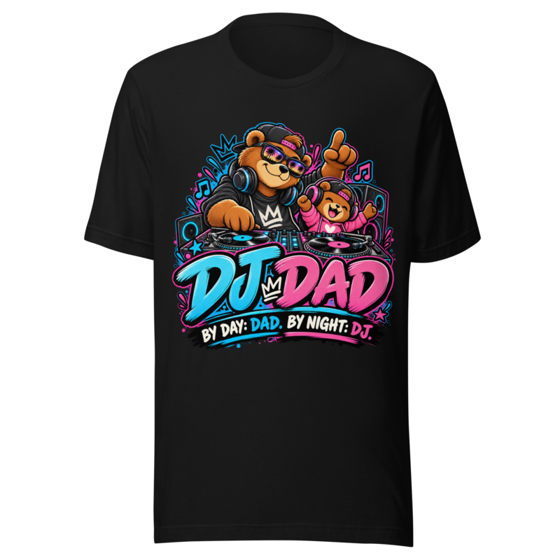 "DJ Dad" Bear T-Shirt