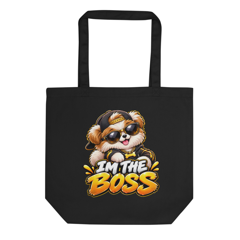 "I'm the Boss" Cool Puppy Tote Bag