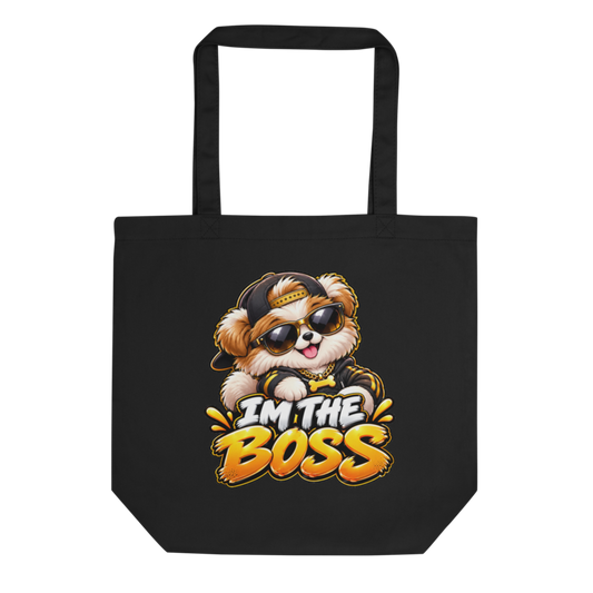 "I'm the Boss" Cool Puppy Tote Bag