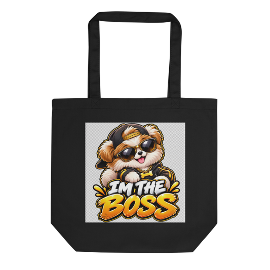 "I'm the Boss" Cool Puppy Tote Bag