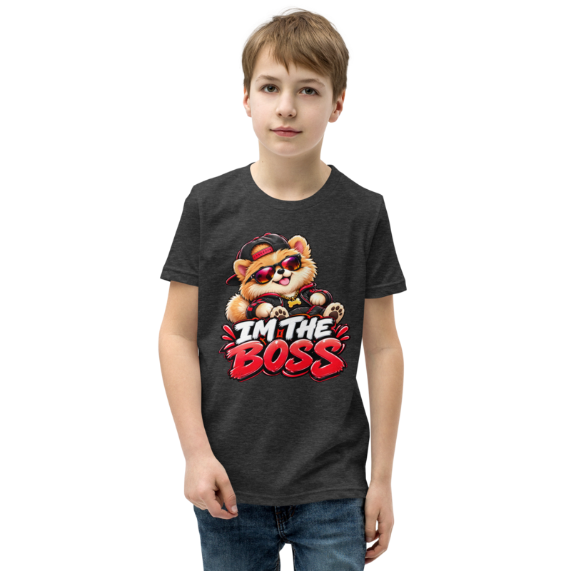 Fluffy Puppy Boss Kids T-Shirt
