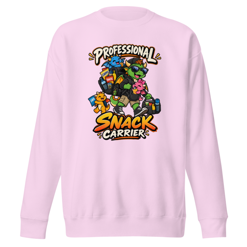 "Professional Snack Carrier" Dragon Dad Premium Sweatshirt