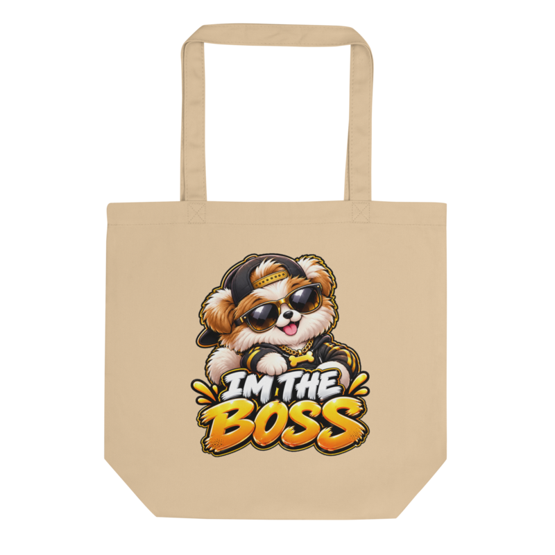 "I'm the Boss" Cool Puppy Tote Bag