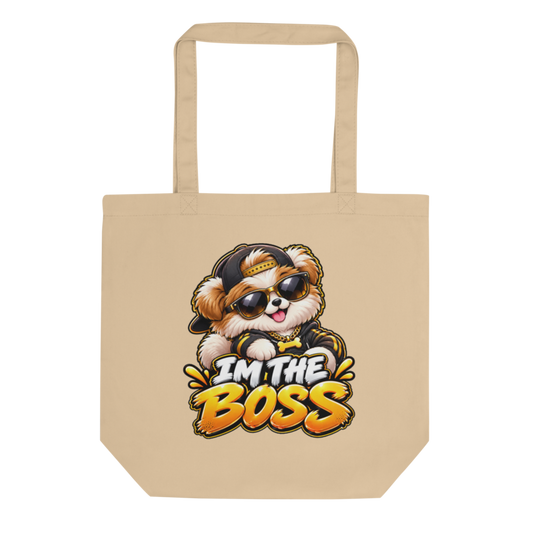 "I'm the Boss" Cool Puppy Tote Bag